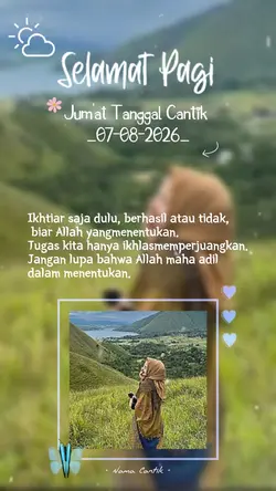 Jum'at tgl Cantik