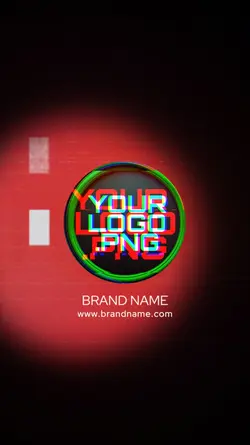 GLITCH LOGO REVEAL