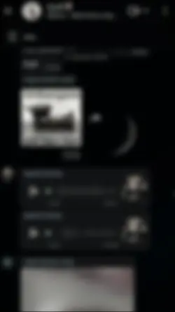 scroll chat blur