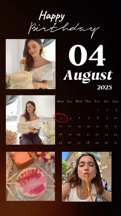 BIRTHDAY 04 AUGUST