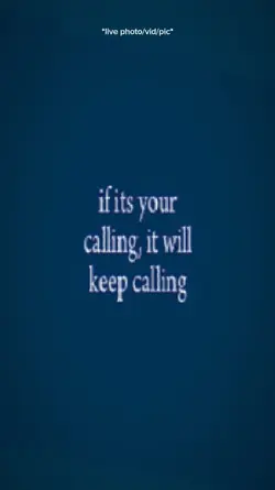 ifitsyourcallingitwi