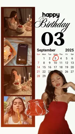 BIRTHDAY 3 SEPTEMBER