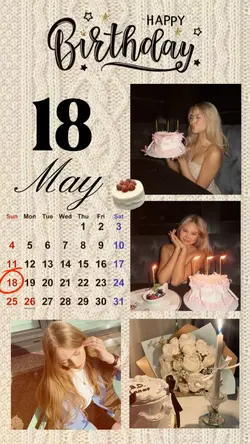 BIRTHDAY 18 MAY 2025