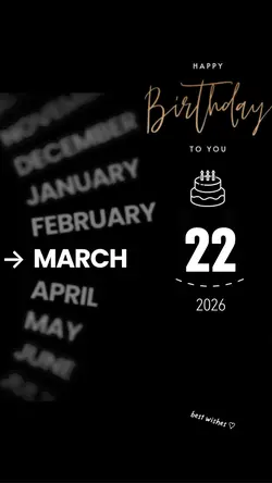 Hbd 22 march 2026
