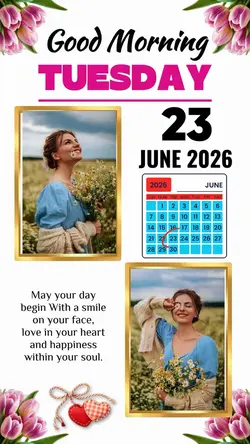 Tuesday 23 june 2026