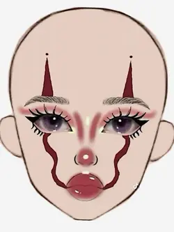 Badut make up viral