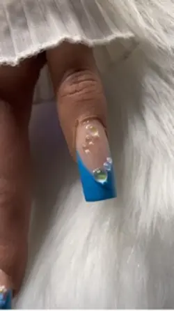 Blue Nails