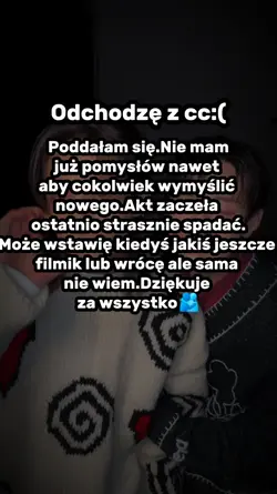 Jednak się poddałam.