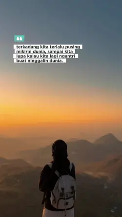 terkadang kita lupa