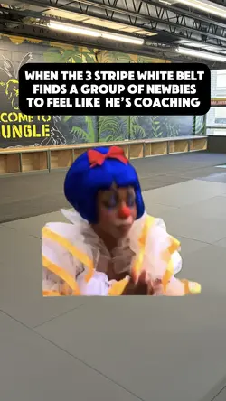 As a clown 