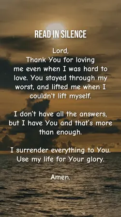 Prayer of Surrender