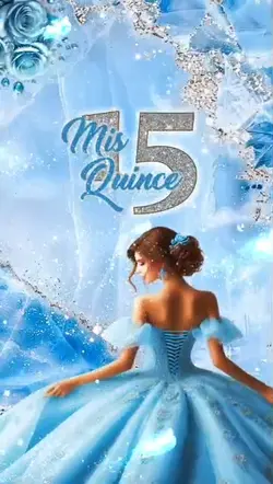 15 años azul