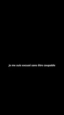je me suis excusé