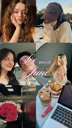 6 pics of June 