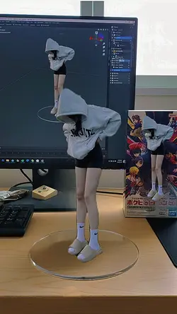 miniatur ai 3D kece