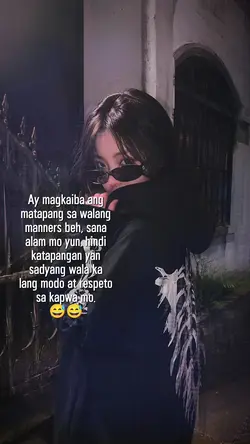 Walang manners