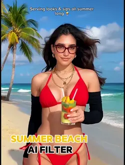 Summer beach filter