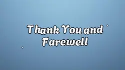 farewell 