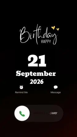 Hbd 21 September2026