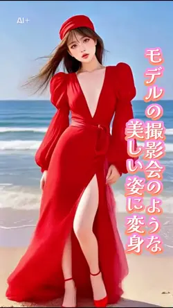 モデルの撮影会のような美しい姿に変身✨