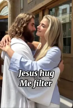Jesus hug me ai