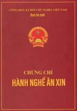 Chứng chỉ nghề ăn xi