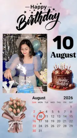 Birthday 10 August