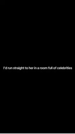 Straight to her…😍