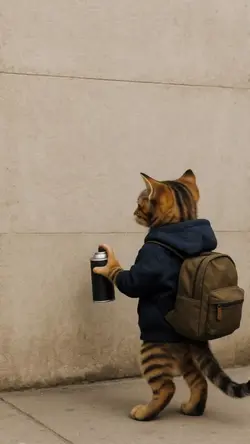 Cat - Paint