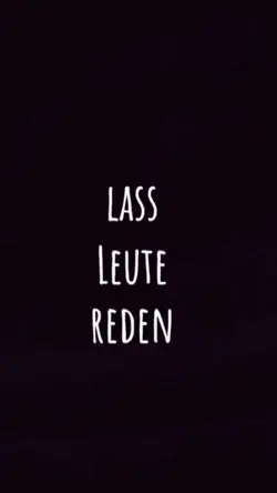 Lass Leute reden