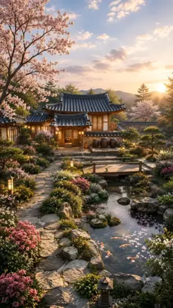 꽃향기 가득한 한옥정원 | Hanok