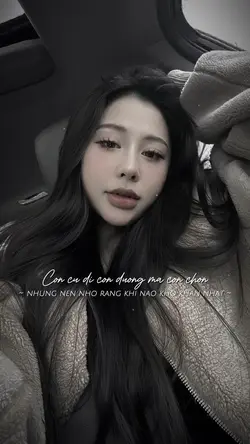 Con cứ đi con đường