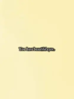 u have beautiful eye