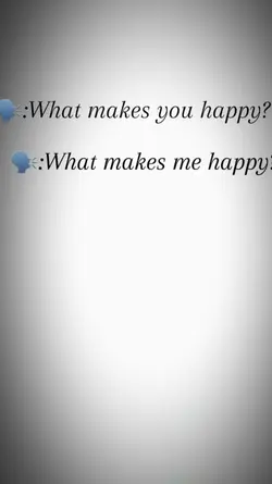 what makes you happy