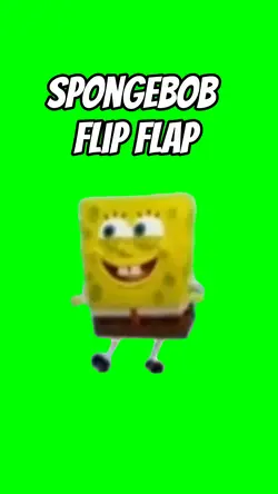 SpongeBob flip flap