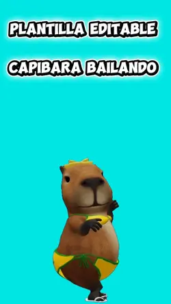 capibara bailando