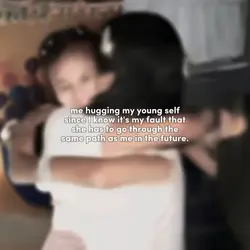 hugginguryoungerself