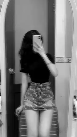 black white