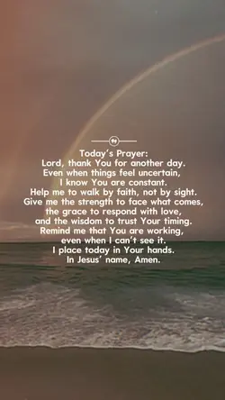 Today’s Prayer