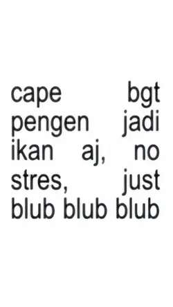 pengen jadi ikan 