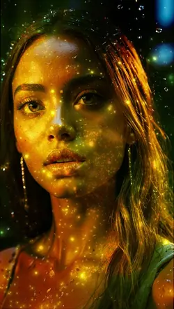 Gold sparkling