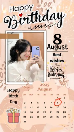 8 AUGUST HBD 2025