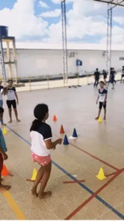 Aula de educação fís