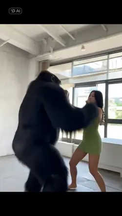 fight with gorilla