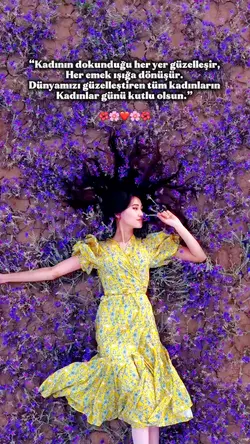 Kadınlar günü şablon