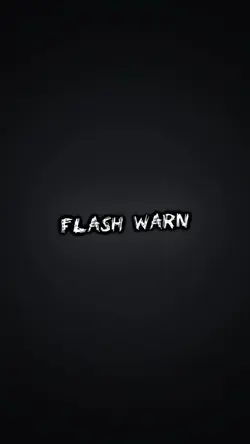 Flash warning 