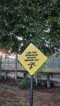 lari tuh ngebakar