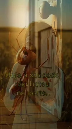 a saudade bateu 