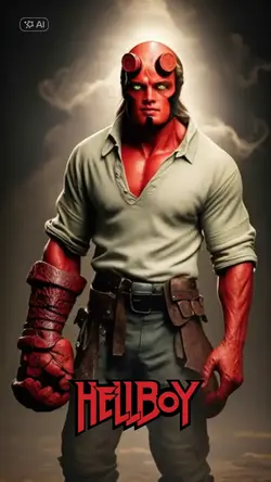 hellboy filter AI