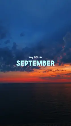 my life in september